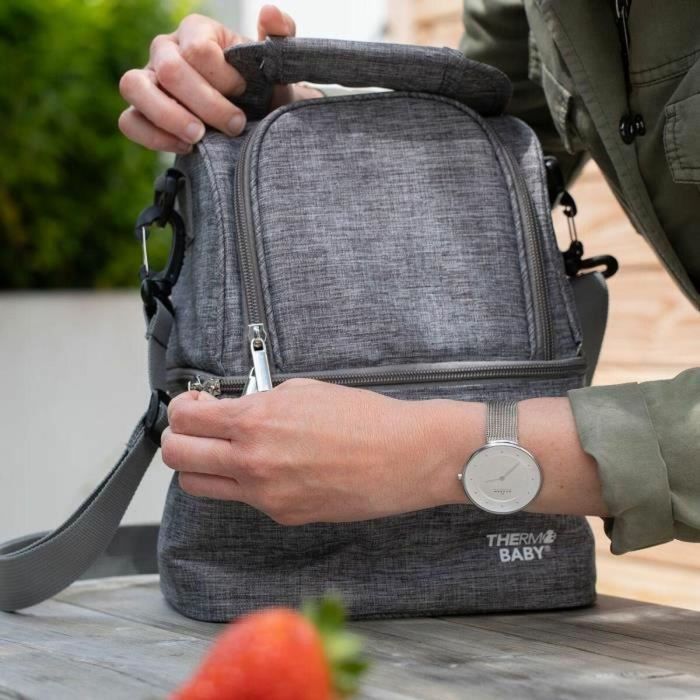 Thermobaby Bolsa Isotérmica AAABS24710 Compacta y Ligera para Comida Fría o Caliente 2