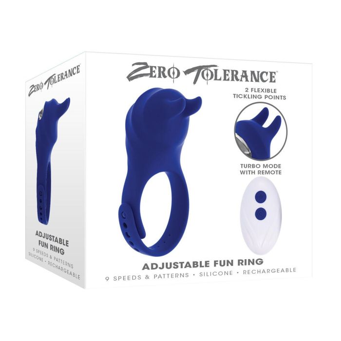 Anillo para el Pene Zero Tolerance Azul 1