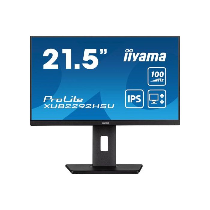 MONITOR IIYAMA 21.5"/1920 x 1080/100Hz /2.1MPX/250CD/FHD/16:9/HDMI/IPSLED/NEGRO 1 MONITOR IIYAMA 21.5"/1920 x 1080/100Hz /2.1MPX/250CD/FHD/16:9/HDMI/IPSLED/NEGRO 1