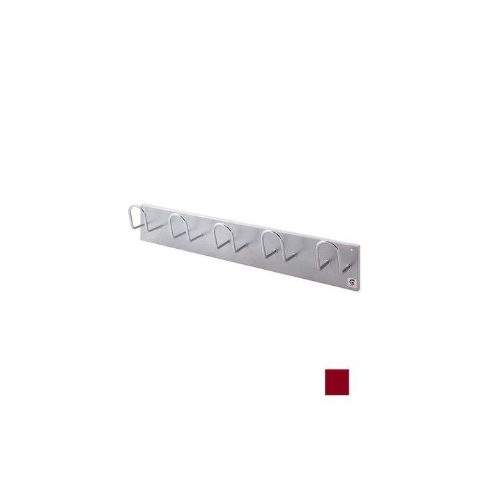 Perchero Pared Clindro H-15 5 Colgadores Burdeos