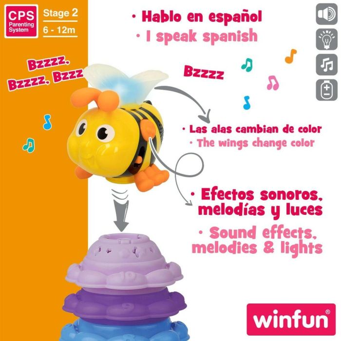 Bloques Apilables Winfun Abeja 13 x 35,5 x 13 cm 2 Unidades 5 Bloques Apilables Winfun Abeja 13 x 35,5 x 13 cm 2 Unidades 5