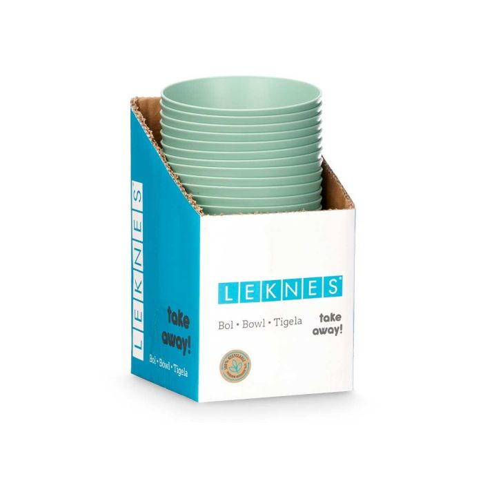 Bol Conico Peq Verde 650Ml Leknes 14X6CM (24 Unidades) 1 Bol Conico Peq Verde 650Ml Leknes 14X6CM (24 Unidades) 1