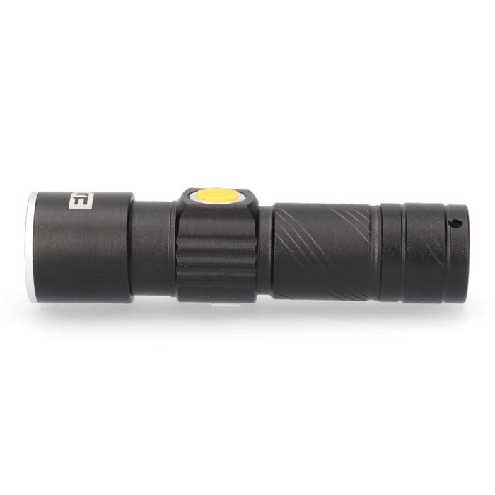 Mini linterna con zoom 1 led 120lm/40lm/ flash 9.000k recargable con usb. 1