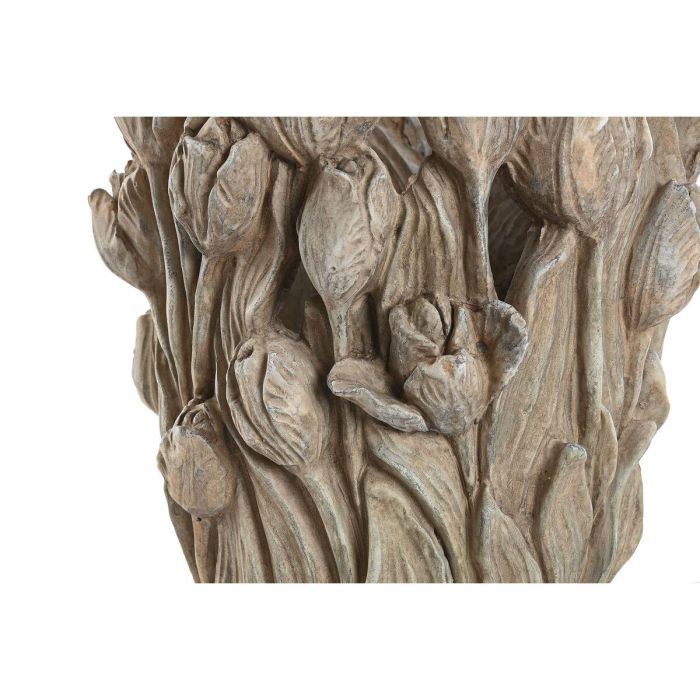 Jarron Shabby DKD Home Decor Gris 27 x 32 x 29 cm 2 Jarron Shabby DKD Home Decor Gris 27 x 32 x 29 cm 2