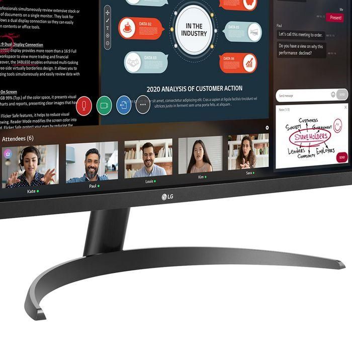LG 29", IPS, 2560 x 1080, 21:9, 250 cd/m², 75Hz, RADEON FreeSync, 2 x HDMI, Headphone, Tilt, 688.5 x 313.4 x 76.9 mm, 4 kg 9 LG 29", IPS, 2560 x 1080, 21:9, 250 cd/m², 75Hz, RADEON FreeSync, 2 x HDMI, Headphone, Tilt, 688.5 x 313.4 x 76.9 mm, 4 kg 9