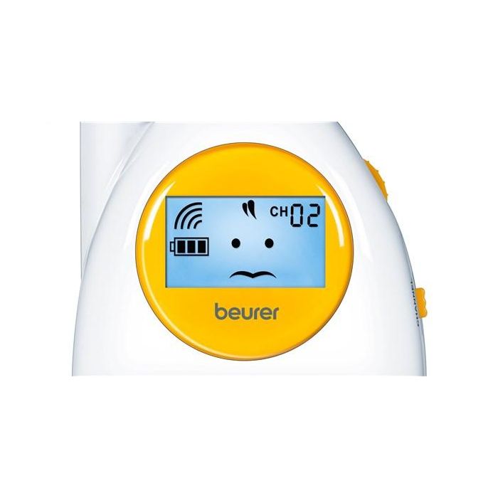 Beurer BY-84 Vigilabebés Modo ECO+ Alcance 800m Transmisión Analógica Pantalla LCD Retroiluminada Azul Indicación Emociones Bebé 4 Beurer BY-84 Vigilabebés Modo ECO+ Alcance 800m Transmisión Analógica Pantalla LCD Retroiluminada Azul Indicación Emociones Bebé 4