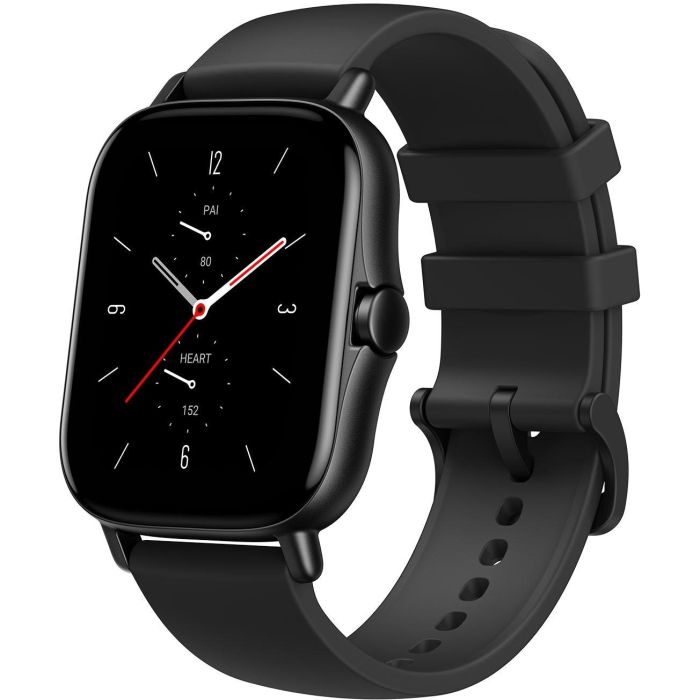 Amazfit GTS 2 NE Smartwatch 42mm AMOLED GPS y WiFi, Monitor de Ritmo Cardíaco, Oxígeno en Sangre, Negro 2