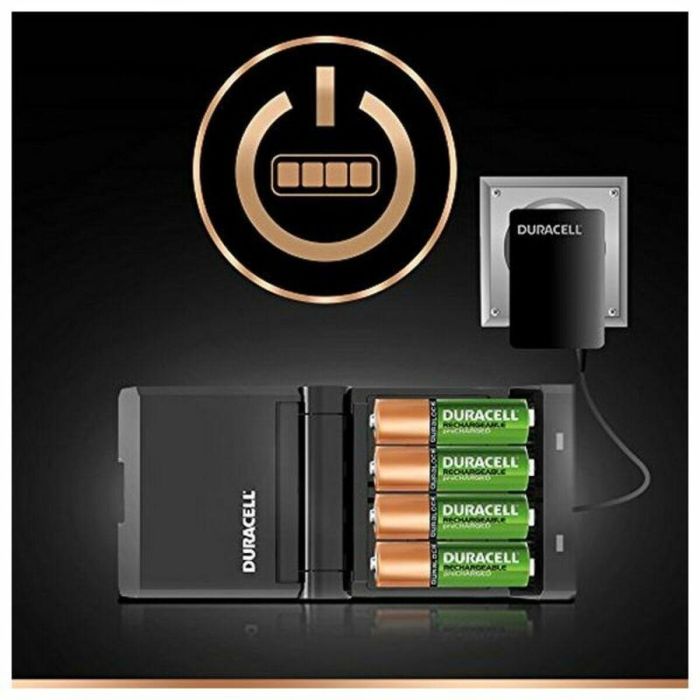 Cargador + Pilas Recargables DURACELL CEF27 2 x AA + 2 x AAA 1700 mAh 750 mAh (1 unidad) 1