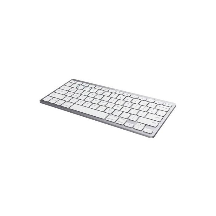 Trust Teclado Basics Bluetooth Inalámbrico para PC, Tablet y Smartphone Blanco-Plata 2 Trust Teclado Basics Bluetooth Inalámbrico para PC, Tablet y Smartphone Blanco-Plata 2