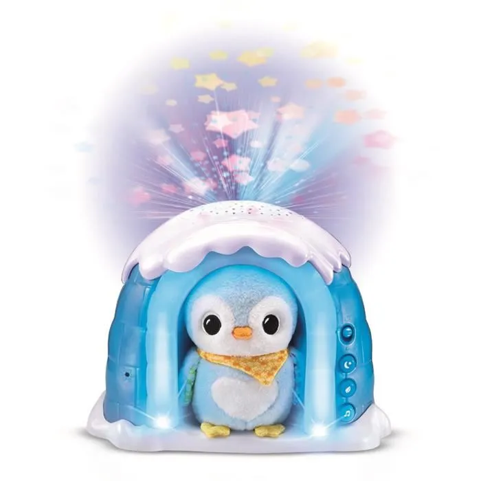 Vtech Baby Luz Nocturna Pequeño Pingüino Noche Estrellada VTE3417765749056 3