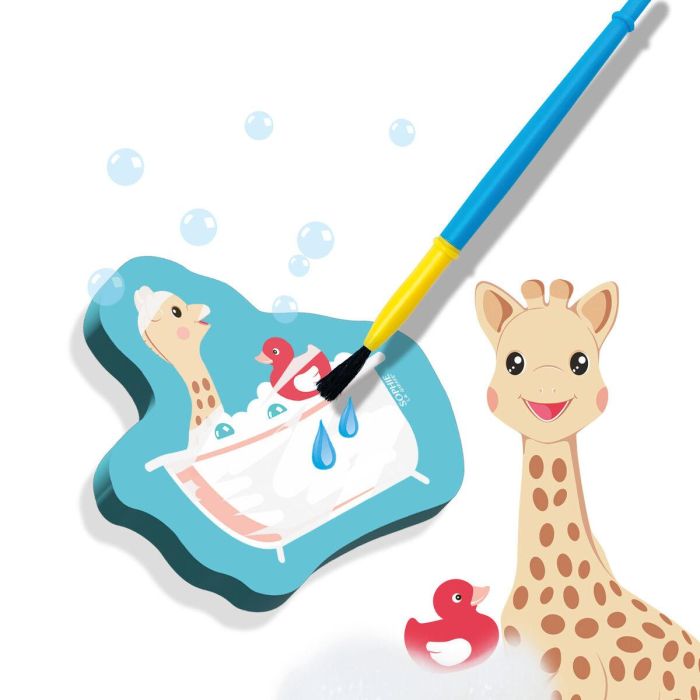Ses Creative SES8710341144999 Sophie La Girafe - Coloración de Agua en el Baño para Bebés y Niños Pequeños 2