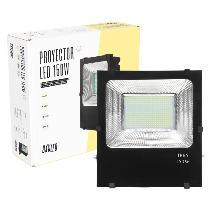 BX3 LIGHT Foco Proyector LED de 150W, 18000 Lumenes, Blanco Cálido 3000K, IP65, 50000 Horas de Vida, Modelo BX3-FH-150W-WW BX3 LIGHT Foco Proyector LED de 150W, 18000 Lumenes, Blanco Cálido 3000K, IP65, 50000 Horas de Vida, Modelo BX3-FH-150W-WW