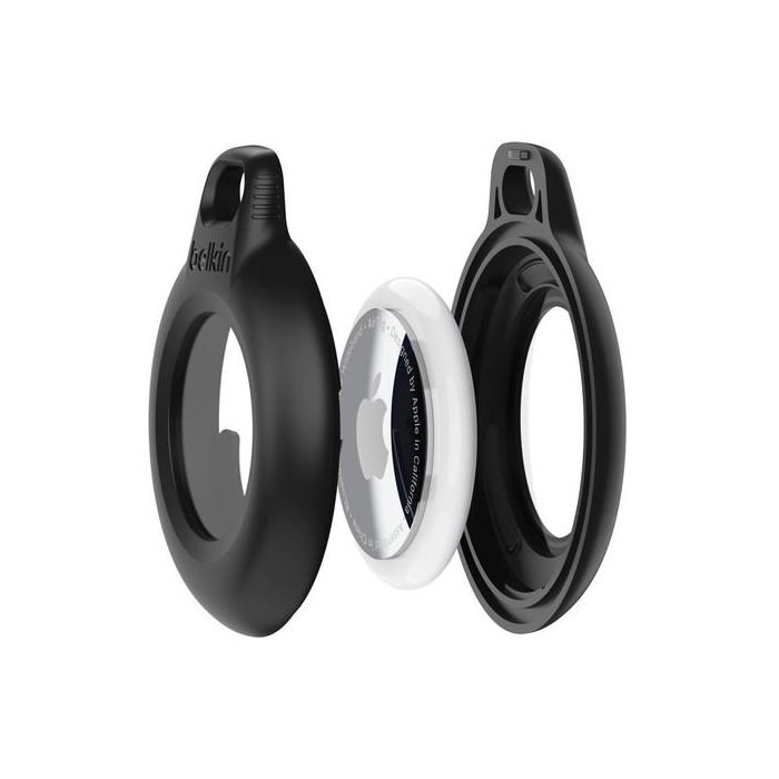 Belkin Secure Holder 4er-Pack wasserfest Apple AirTag. schwarz 3 Belkin Secure Holder 4er-Pack wasserfest Apple AirTag. schwarz 3