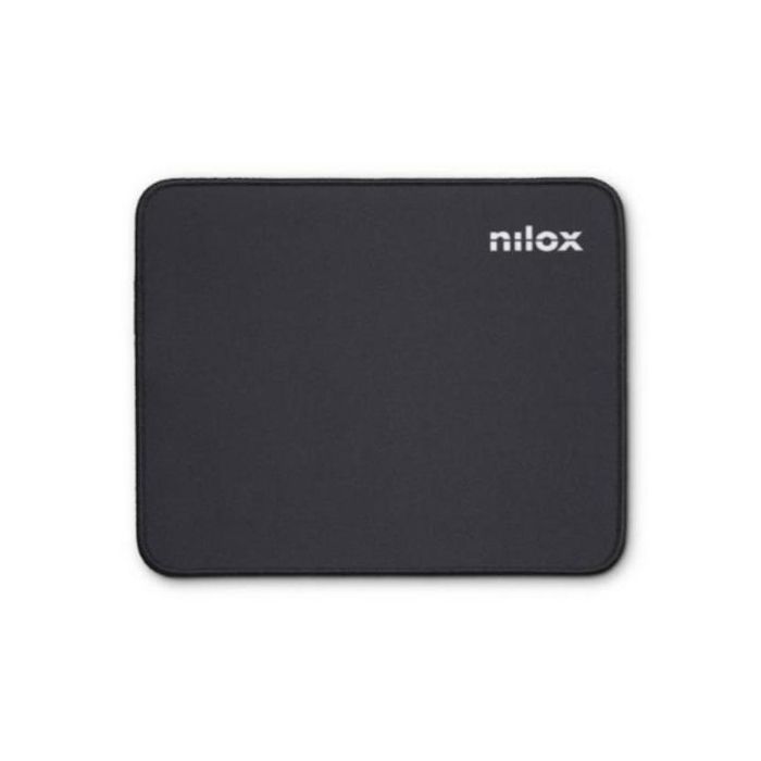 Nilox Alfombrilla Para Ratón Negro - Base Antideslizante, Tejido Fino, Ideal para Oficina y Gaming Nilox Alfombrilla Para Ratón Negro - Base Antideslizante, Tejido Fino, Ideal para Oficina y Gaming