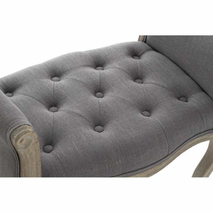 Banqueta DKD Home Decor Gris Natural Madera de caucho 65 x 46 x 60 cm 2 Banqueta DKD Home Decor Gris Natural Madera de caucho 65 x 46 x 60 cm 2