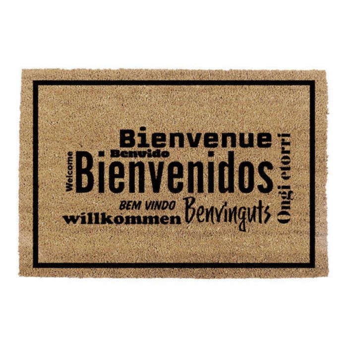 Felpudo 60x40cm modelo bienvenidos idiomas Felpudo 60x40cm modelo bienvenidos idiomas