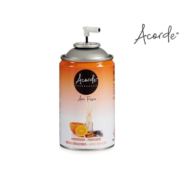 Ambientador Aerosol Sensaciones Acorde 250 ml - Estampado, 6.5x14.5x6.5 cm (6 Unidades) 1 Ambientador Aerosol Sensaciones Acorde 250 ml - Estampado, 6.5x14.5x6.5 cm (6 Unidades) 1