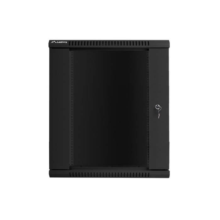 Lanberg WF01-6415-10B Armario Rack Bastidor de Pared 15U Negro, 60kg de Carga Máx., IP20 con Bloqueo