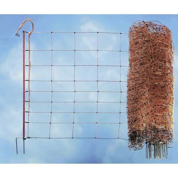 Red para ovejas KERBL - Ovinete electrificable - 14 postes - Alto 90cm - Largo 50m 1 Red para ovejas KERBL - Ovinete electrificable - 14 postes - Alto 90cm - Largo 50m 1