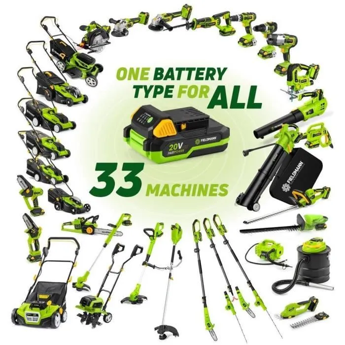 Fieldmann FZN 70101-0 Tijeras cortacésped inalámbricas 1