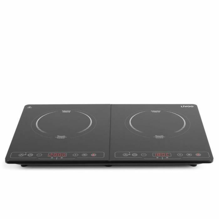 Livoo DOC236 Placa de Inducción Doble con Superficie 22 cm, Temperatura 60-240°C, 10 Niveles de Potencia, Panel Digital, Negro 2 Livoo DOC236 Placa de Inducción Doble con Superficie 22 cm, Temperatura 60-240°C, 10 Niveles de Potencia, Panel Digital, Negro 2
