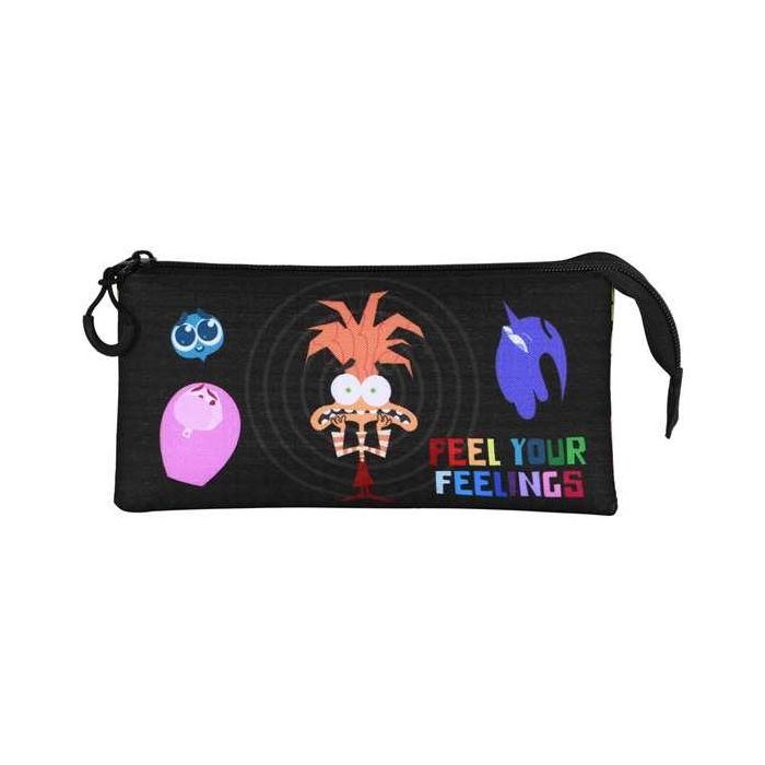 Karactermania Estuche Portatodo Triple Del Revés 2 Inside Out 2 Feeling 23 x 8 x 11 cm 1