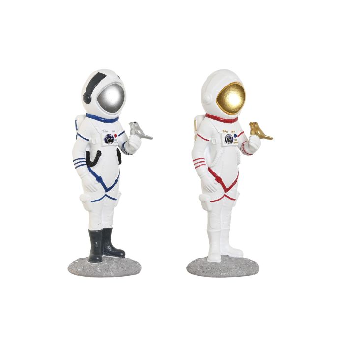 Figura Urban DKD Home Decor Blanco Rojo 11 x 29 x 10 cm (2 Unidades) Figura Urban DKD Home Decor Blanco Rojo 11 x 29 x 10 cm (2 Unidades)