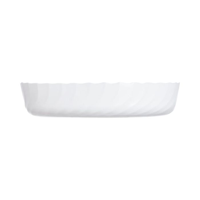 Luminarc Fuente Oval Trianon 31x24 cm Vidrio Blanco Opal