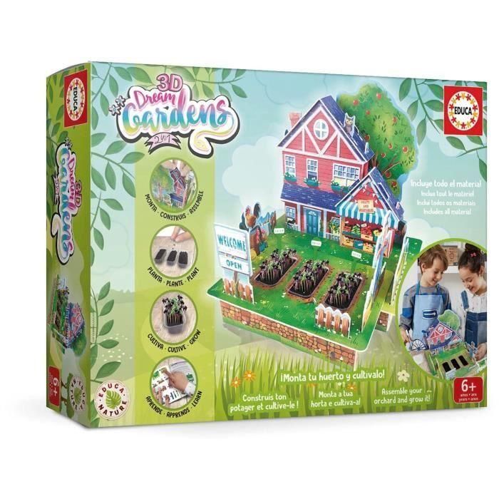 Educa EDU8412668194700 3D Dream Gardens 2 en 1 - Vegetal Educa EDU8412668194700 3D Dream Gardens 2 en 1 - Vegetal