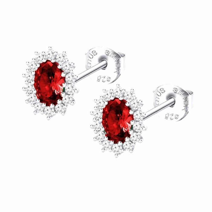Pendientes Mujer Lotus LP3459-4/4 Plateado Rojo Pendientes Mujer Lotus LP3459-4/4 Plateado Rojo