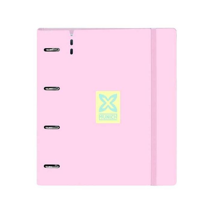 Carpeta de anillas Munich Candy Rosa 27 X 32 X 4 cm
