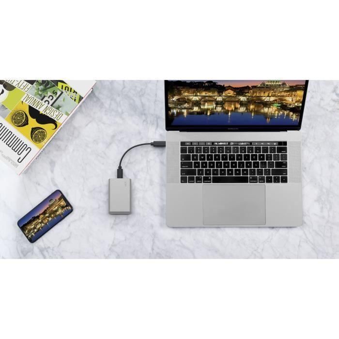 SSD externo - LaCie - SSD portátil - 500 GB - NVMe - USB-C 4 SSD externo - LaCie - SSD portátil - 500 GB - NVMe - USB-C 4
