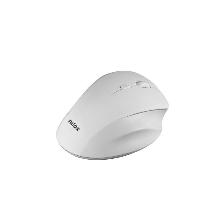 Nilox Ratón Inalámbrico Profesional 800-3200 DPI Ergonómico Diestro Blanco 3
