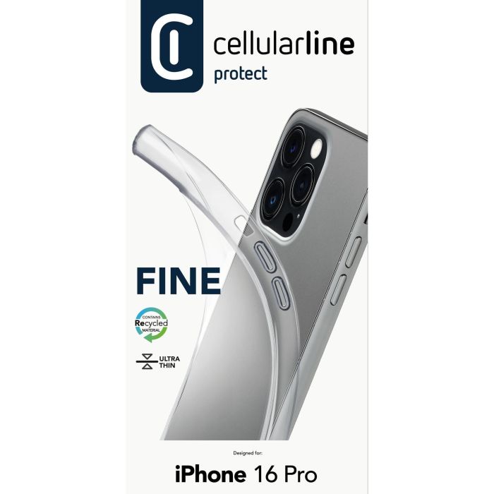 Cellularline Fine Case iPhone 16 Pro Clear 1 Cellularline Fine Case iPhone 16 Pro Clear 1