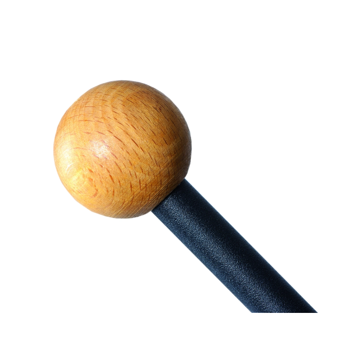 Maul Perchero metálico 370x1800x385 mm 4 colgadores madera color negro 2