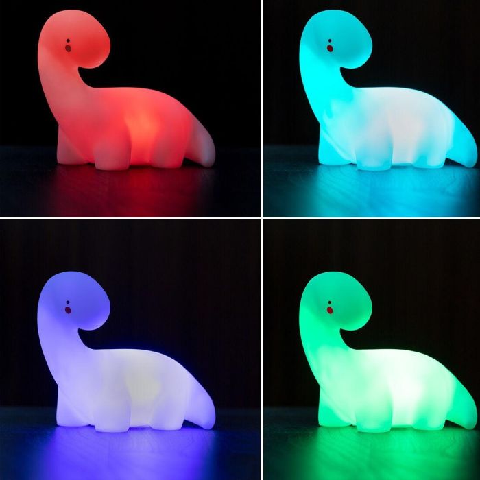 Lámpara Dinosaurio LED Multicolor Lightosaurus InnovaGoods 3 Lámpara Dinosaurio LED Multicolor Lightosaurus InnovaGoods 3