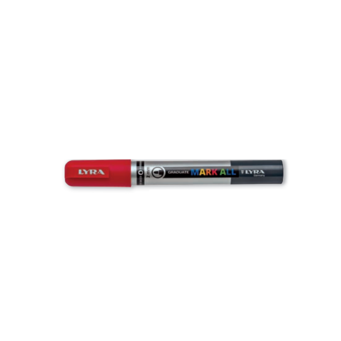 Marcador Permanente Lyra Graduate Mark All Conico 2,0 Mm. Surtido Estuche De 12 1