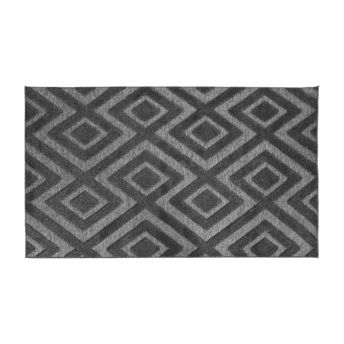 Alfombra Home ESPRIT 200 x 140 cm Gris Gris oscuro