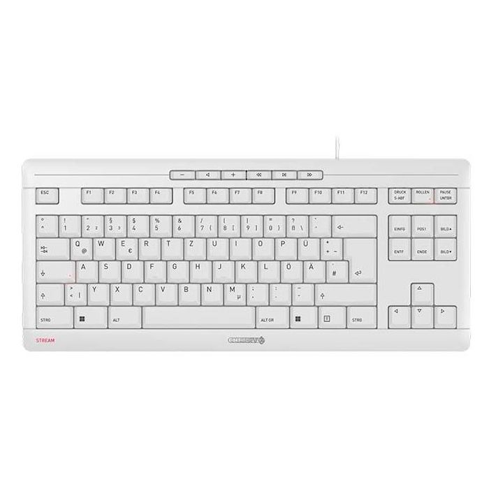 Cherry Teclado STREAM TKL Distribución DE Beige sin teclado numérico
