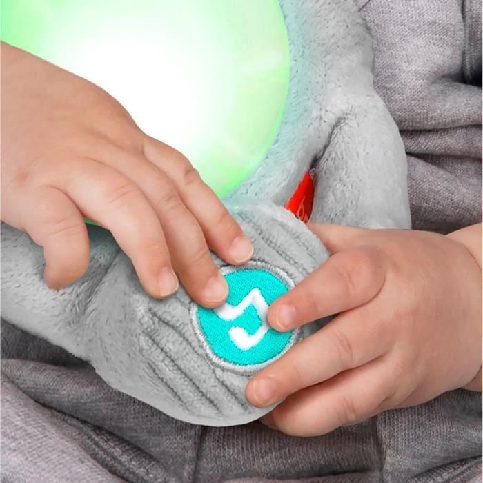 Bright Starts Toy Elephant Plush Hug-A Bye Baby, hijos y Lumenes 3 Bright Starts Toy Elephant Plush Hug-A Bye Baby, hijos y Lumenes 3
