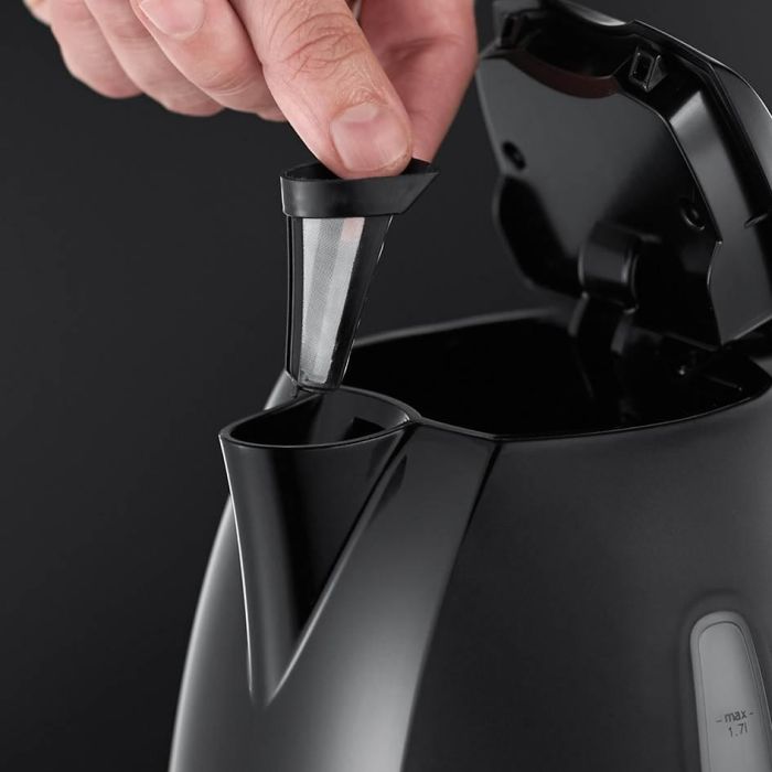 Russell Hobbs Hervidor Eléctrico 1.7 Litros 2200W Negro - Ebullición Rápida, Apagado Automático 3 Russell Hobbs Hervidor Eléctrico 1.7 Litros 2200W Negro - Ebullición Rápida, Apagado Automático 3