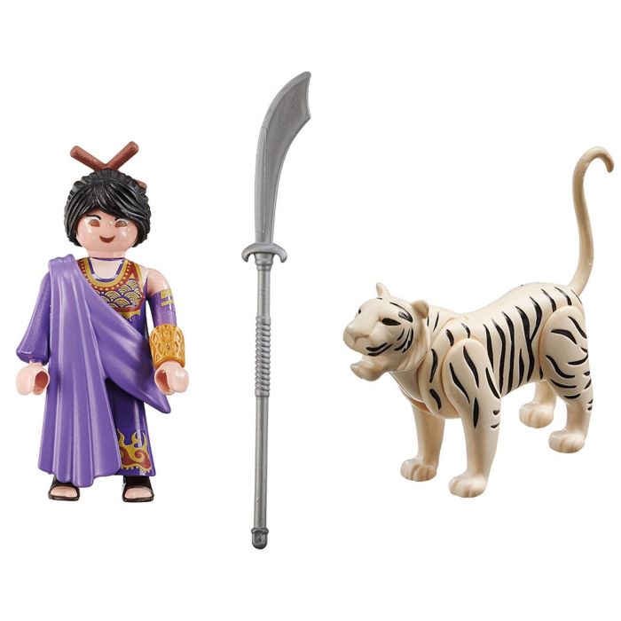 Playmobil Luchadora Asiática Con Tigre 70382 - Figura de Juguete para Niños +4 Años 2