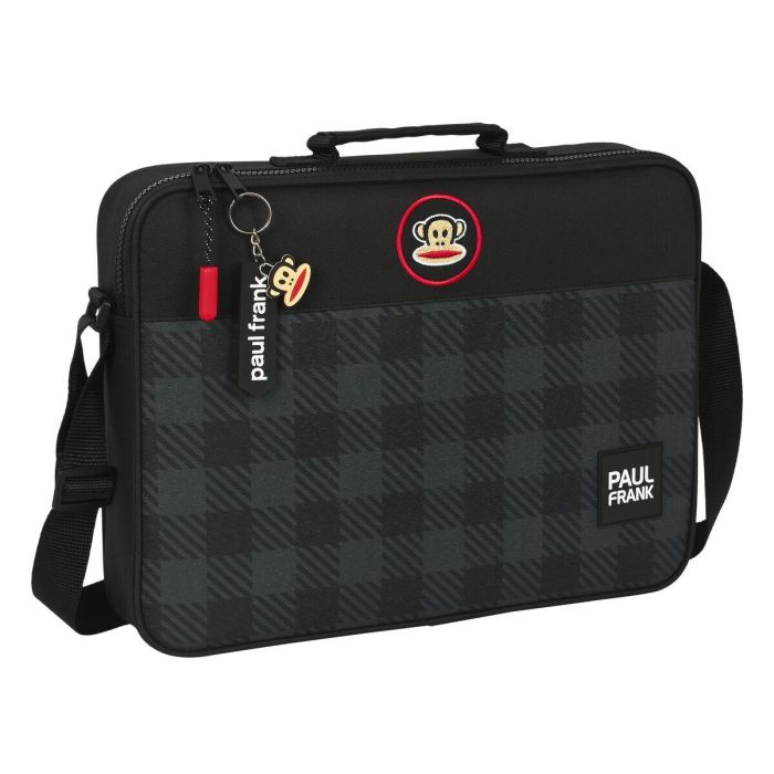 Cartera Escolar Paul Frank Campers Negro (38 x 28 x 6 cm) 0 Cartera Escolar Paul Frank Campers Negro (38 x 28 x 6 cm) 0