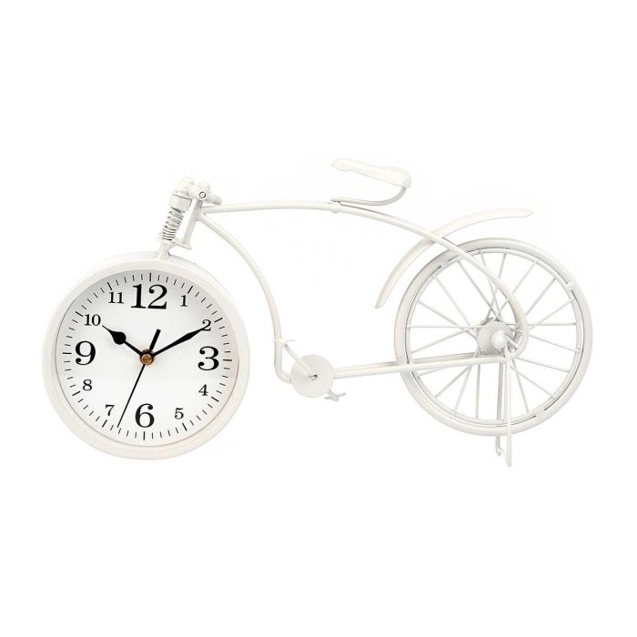 Reloj Forja Bicicleta Blanco 20Cm Giftdecor (4 Unidades) 1 Reloj Forja Bicicleta Blanco 20Cm Giftdecor (4 Unidades) 1