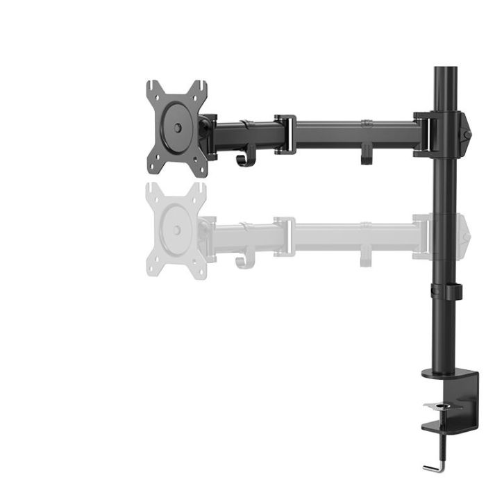 Nox Soporte para Monitor 13-27" Compatible VESA 75x75/100x100 mm, hasta 8 kg, Altura Máxima 600 mm, Ajustable 4D, Negro 1 Nox Soporte para Monitor 13-27" Compatible VESA 75x75/100x100 mm, hasta 8 kg, Altura Máxima 600 mm, Ajustable 4D, Negro 1