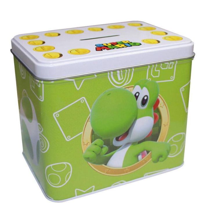 Hucha + taza Yoshi Super Mario Bros Nintendo 2 Hucha + taza Yoshi Super Mario Bros Nintendo 2