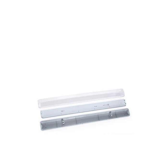 Equipo Estanco IP65 2 X Tubo LED 1500Mm ABS/PC Clips Inox 2 Equipo Estanco IP65 2 X Tubo LED 1500Mm ABS/PC Clips Inox 2