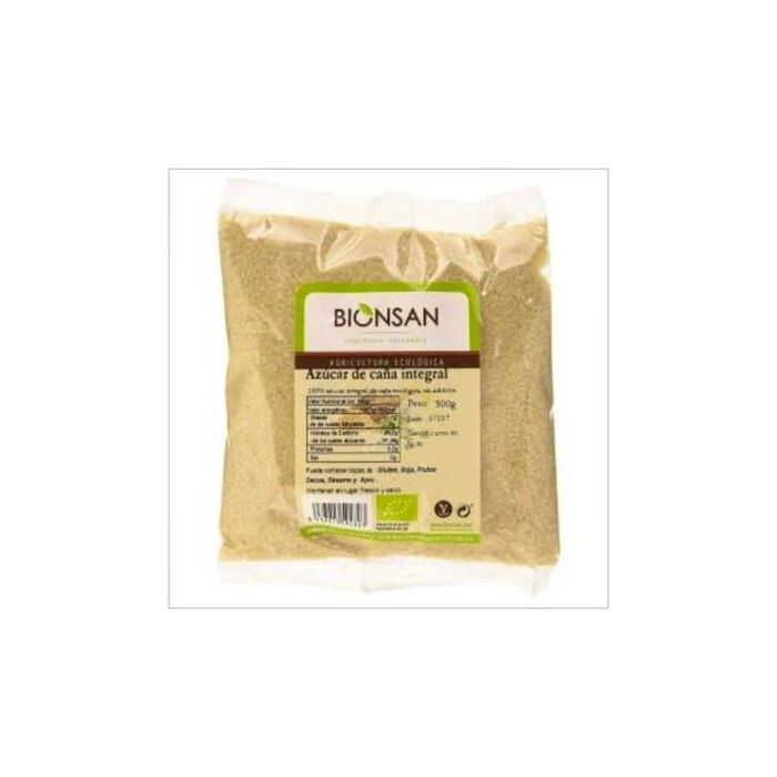 BIONSAN Azúcar Integral de Caña Eco 500g, Endulzante Natural para Recetas, Apto Veganos