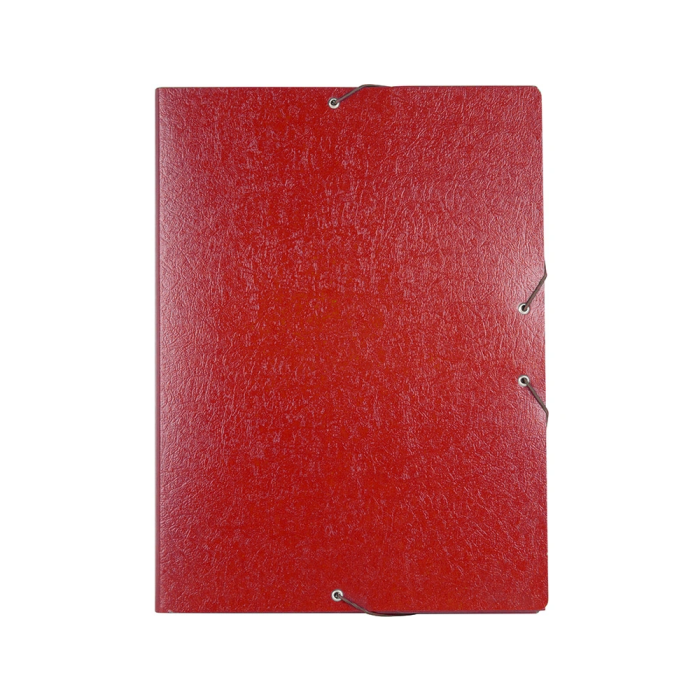 Liderpapel Carpeta proyectos folio lomo 30mm cartón gofrado roja 245 x 345 mm 1