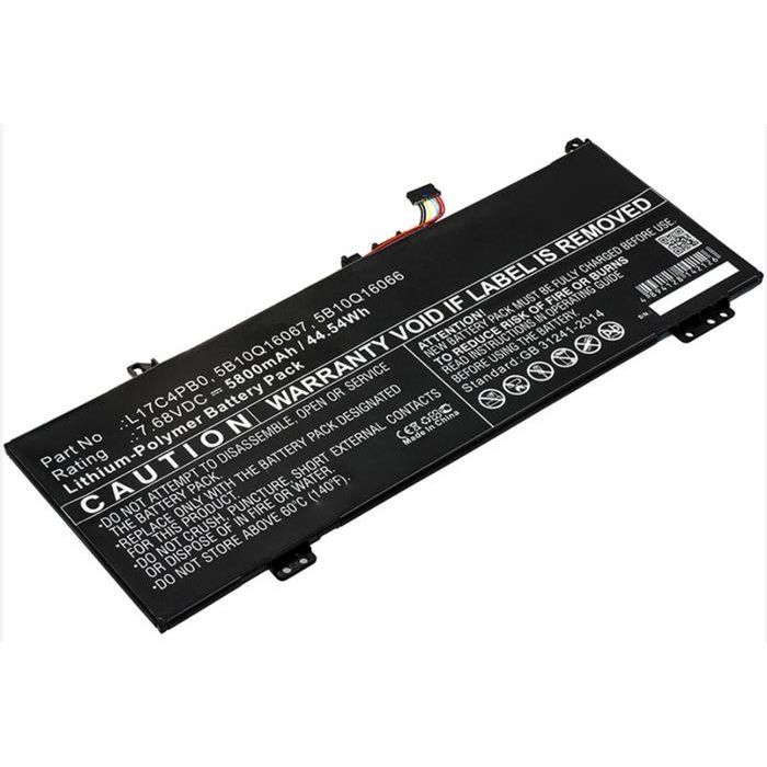 Lenovo L17M4PB0 Batería 45.54Wh 7.68V para portátil 4 celdas compatible Yoga 530-14IKB Yoga 530-14ARR